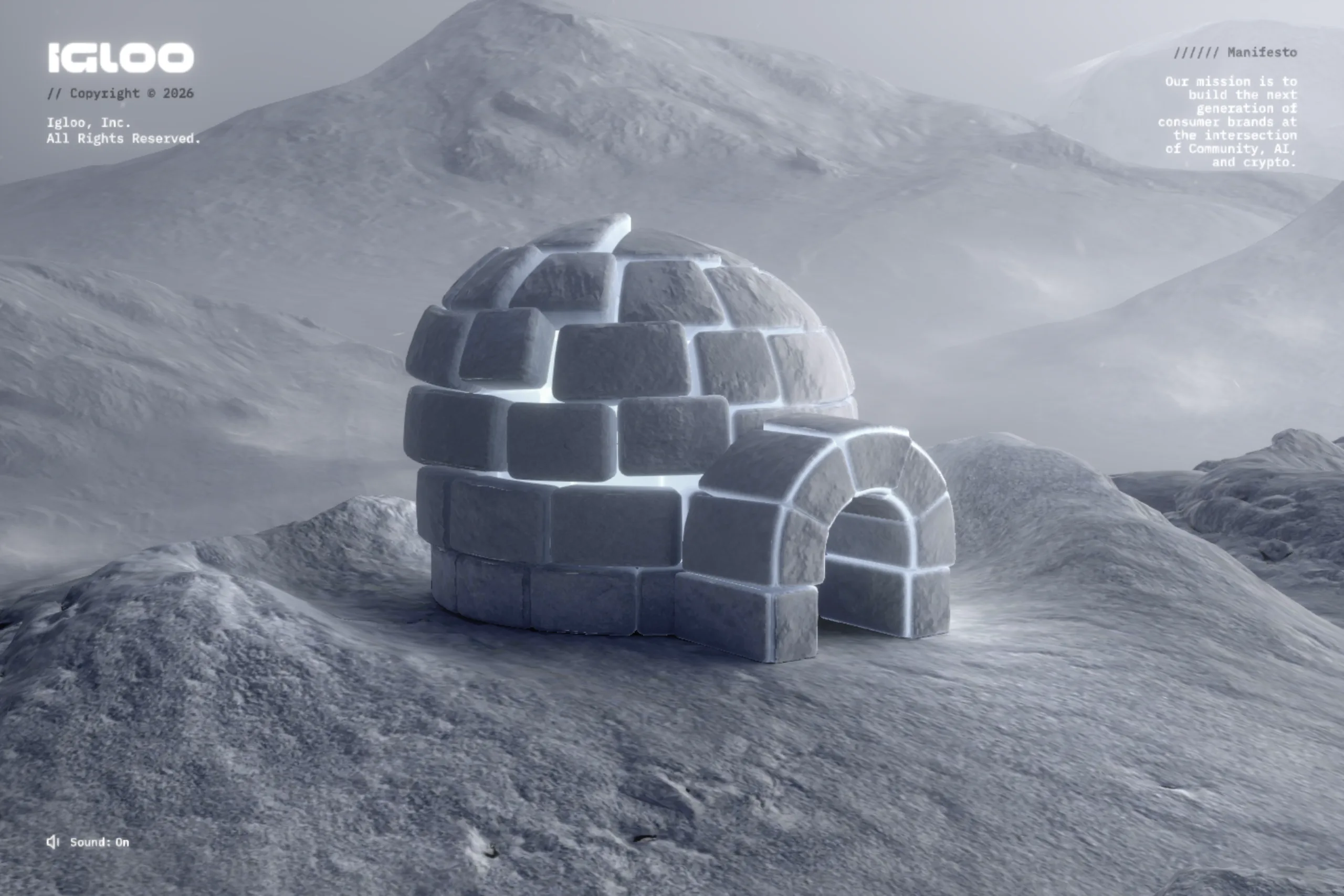 igloo.inc — хиро с иглу